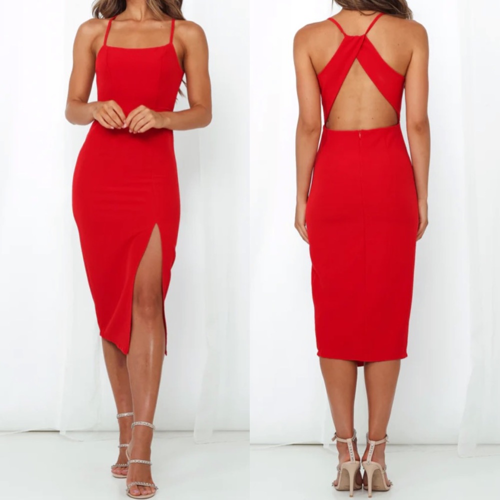 Hello Molly | Have The Last Dance Midi Dress